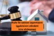 İhale ile satılan taşınmazın işgalcisinin elindeki kira sözleşmesi
